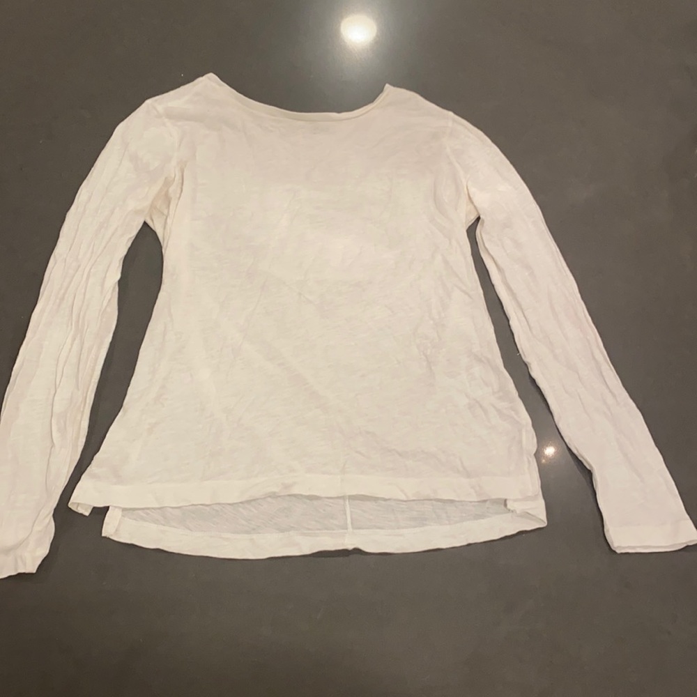 Madewell long-sleeve shirt in white